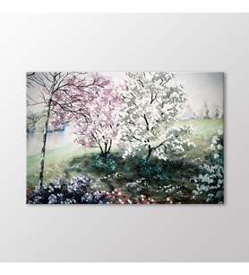 Arty Tablo Baharın Gelişi Tablo (Karışık)