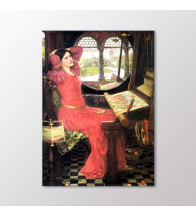 Arty Tablo Shalott Leydisi Gölgelerden Yorulduğunu Söyledi, 1916 Tablo (Karışık)