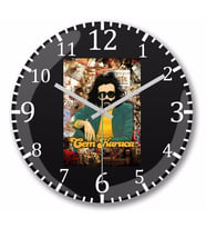 Cem Karaca  Duvar Saati Bombeli Gercek Cam