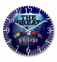 The Great Rock Roll Swindle  Duvar Saati Bombeli Gercek Cam