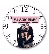 Blackpink  00   Duvar  Saati Bombeli Gercek Cam