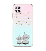 Filler Tasarımlı Süper Şeffaf Silikon Telefon Kılıfı Huawei P40 Lite