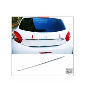 Peugeot 208 Krom Bagaj Çıtası 2012 üzeri P.Çelik