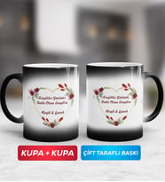 İkili Sevgiliye Sevgililer Günü Hediyesi 13 Sihirli Kupa Bardak