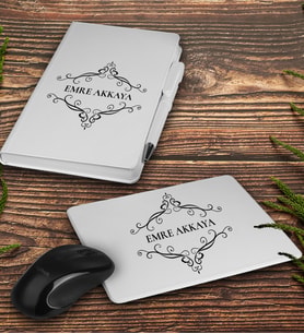 Kişiye Özel Defter Kalem Ve Mousepad Ofis Seti 94399