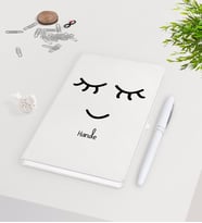 BK Gift Kişiye Özel Sevgililer Günü Beyaz Defter Kalem Seti-102