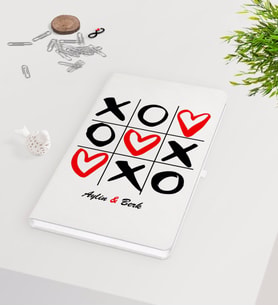 BK Gift Kişiye Özel Sevgililer Günü Beyaz Defter-65