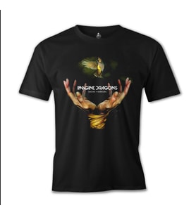 Imagine Dragons - Smoke Mirrors Siyah Erkek Tshirt