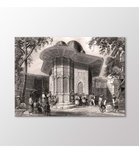 Arty Tablo Galata Çeşmesi Tablo (Karışık)
