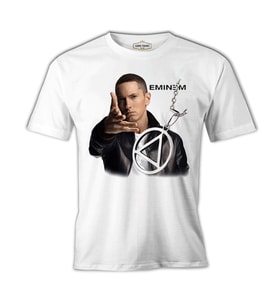 Eminem Beyaz Erkek Tshirt