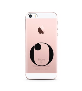 Iphone 5 Harf Tasarımlı Telefon Kılıfı O-Harfi 