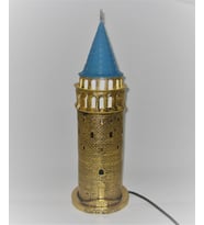 GALATA KULESİ BİBLO ALTIN LAMBA 41CM