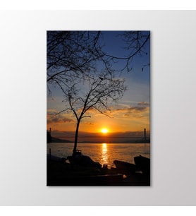 Arty Tablo Boğaz Köprüsü Tablo (Karışık)