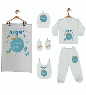 Pia Baby Gl 1905-07 İsme Özel Battaniye Zıbın Set
