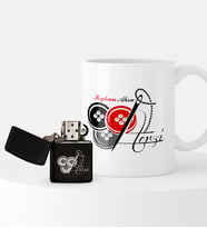 BK Gift Kişiye Özel Terzi Temalı Çakmak ve Kupa Hediye Seti - 2