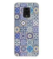 Seramik Tasarımlı Süper Şeffaf Silikon Telefon Kılıfı Xiomai Redmi Note 9 Pro - 