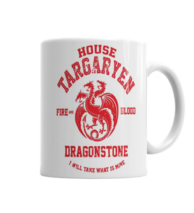 Game Of Thrones House  Targaryen Kupa Bardak