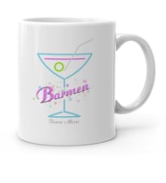 BK Gift Kişiye Özel Mesleki Barmen Beyaz Kupa Bardak  2