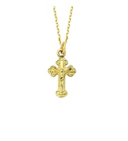 Altın Minik Cross Kolye