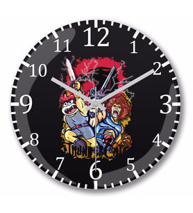 W Thundercats Duvar Saati Bombeli Gercek Cam
