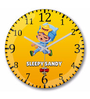 Brawl Stars Sleepy Sandy  Duvar Saati Bombeli Gercek Cam