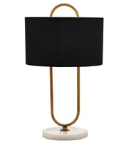 AVONNI ML-9112-1E Eskitme Kaplama Masa Lambası E27 Metal Kumaş 30cm