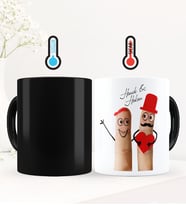 BK Gift Kişiye Özel Sevgili Temalı Sihirli Kupa Bardak - 85
