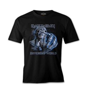Iron Maiden - Different World Siyah Erkek Tshirt