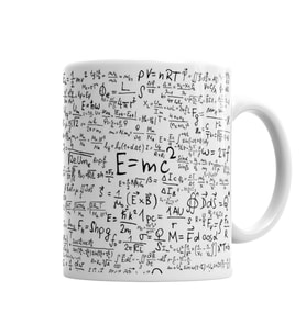 E=mc2 Formül Matematik  Formülü Kupa Bardak Porselen