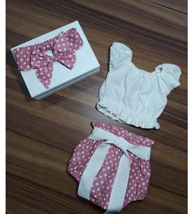 Kız Bebek Büstiyerli Şort Takım