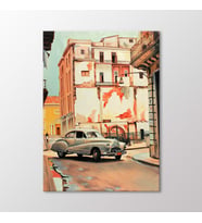Arty Tablo Klasik Otomobil Tablo (Karışık)