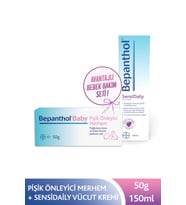 Bepanthol Baby Pişik Önleyici Melhem 50gr + Sensidaily 150ml