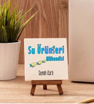 Su Ürünleri Mühendisine Hediye Taş Dekor