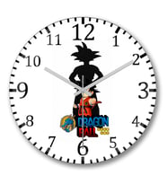 Goku Dragon Ball Duvar Saati Bombeli Gercek Cam