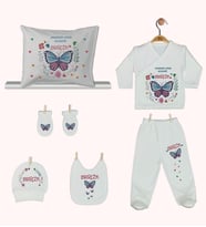Pia Baby Gl 1910-08 İsme Özel Yastık Zıbın Set
