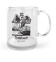 BK Gift Kişiye Özel Tarot Temperance Kader Çarkı Cam Kupa Bardak