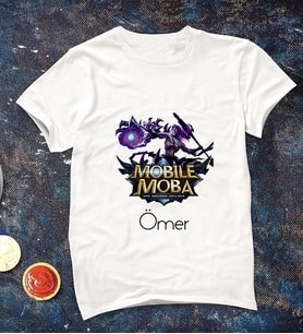 Kişiye Özel Mobile Legends Oyuncu Tişörtü