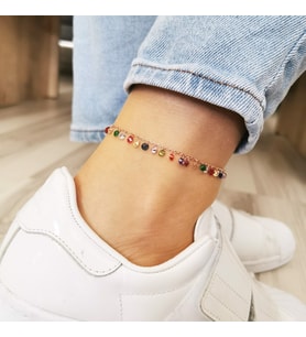  GÜMÜŞ RENKLİ ZİRKON TAŞLI  ROSE HALHAL   