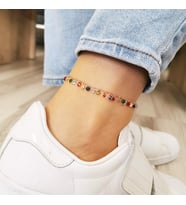  GÜMÜŞ RENKLİ ZİRKON TAŞLI  ROSE HALHAL   
