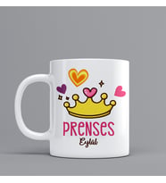 Prenses Temalı Hediye Kupa Bardak Kişiye Özel Hediye SZ9