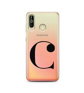 Samsung A60 Harf Tasarımlı Telefon Kılıfı C-Harfi 
