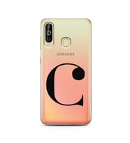 Samsung A60 Harf Tasarımlı Telefon Kılıfı C-Harfi 