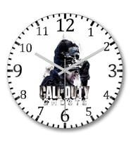 Call of Duty   Duvar Saati Bombeli Gercek Cam