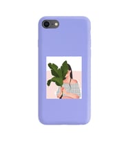 Lila Lansman Telefon Kılıfı Iphone 7