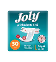 Joly Yetişkin Hasta Bezi Bel Bantlı Large Büyük (30 Adet)