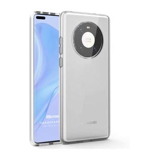 Microsonic Huawei Mate 40 Pro Kılıf Transparent Soft Beyaz