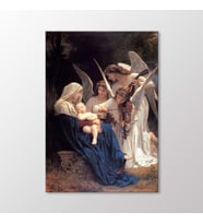 Arty Tablo Bouguereau Song Of The Angels Tablo (Karışık)