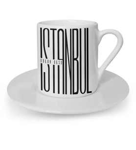 BK Gift Kişiye Özel İstanbul Tasarımlı Türk Kahvesi Fincanı  1