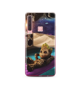 Baby Groot Tasarım Süper Şeffaf Silikon Telefon Kılıfı Samsung A9 (2018)  