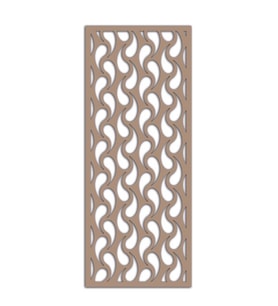 Liar Ahşap Seperatör (Paravan) - KSP14 - (85 x 210 cm) - (18 mm) - (Beyaz) (Renksiz)